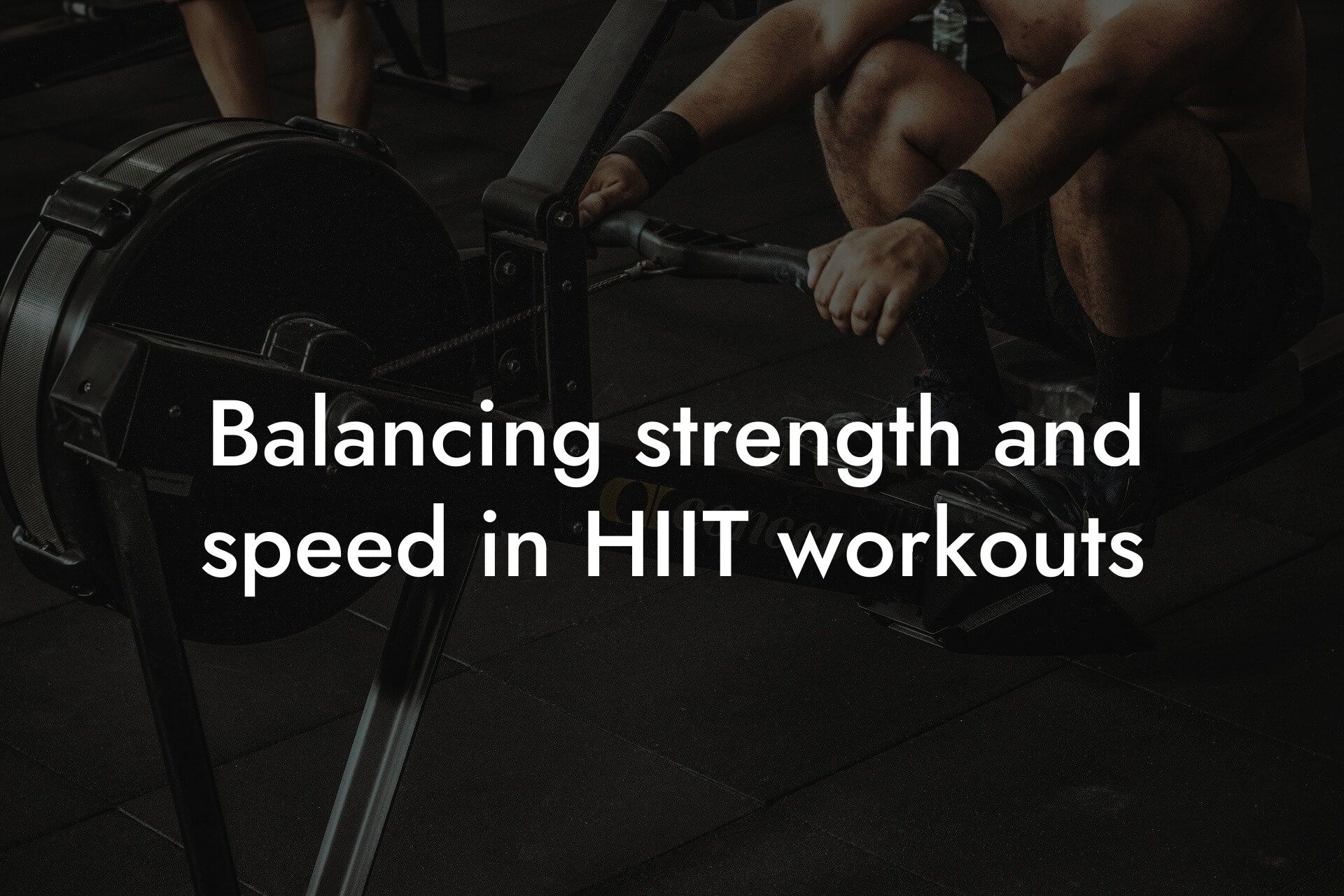 balancing strength and speed in hiit workouts tano performance dexa scanners body composition testing