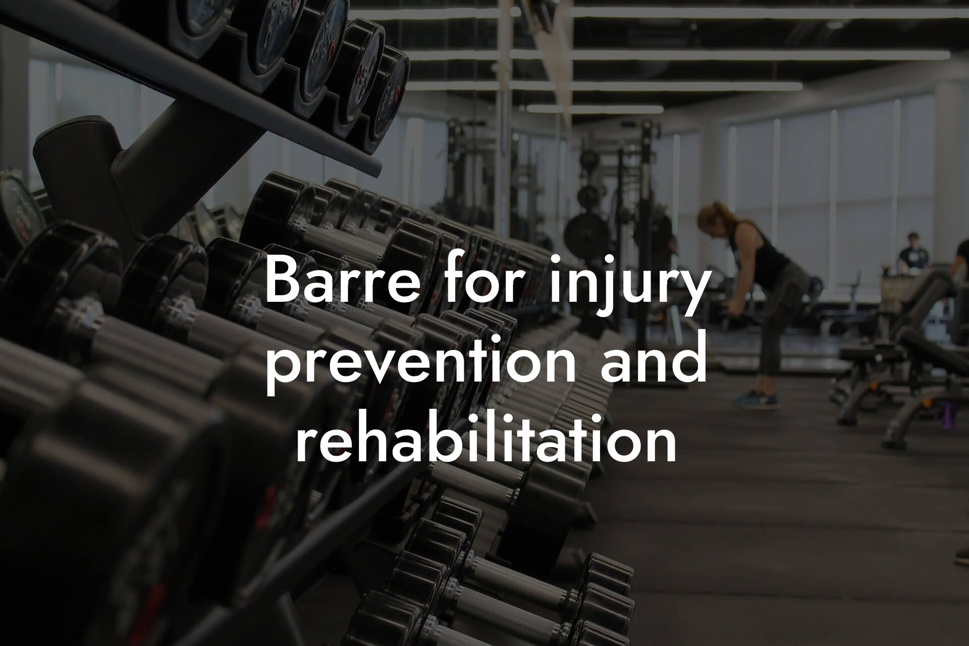 barre for injury prevention and rehabilitation tano performance dexa scanners body composition testing