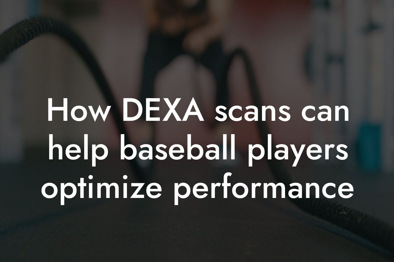 how dexa scans can help baseball players optimize performance tano performance dexa scanners body composition testing