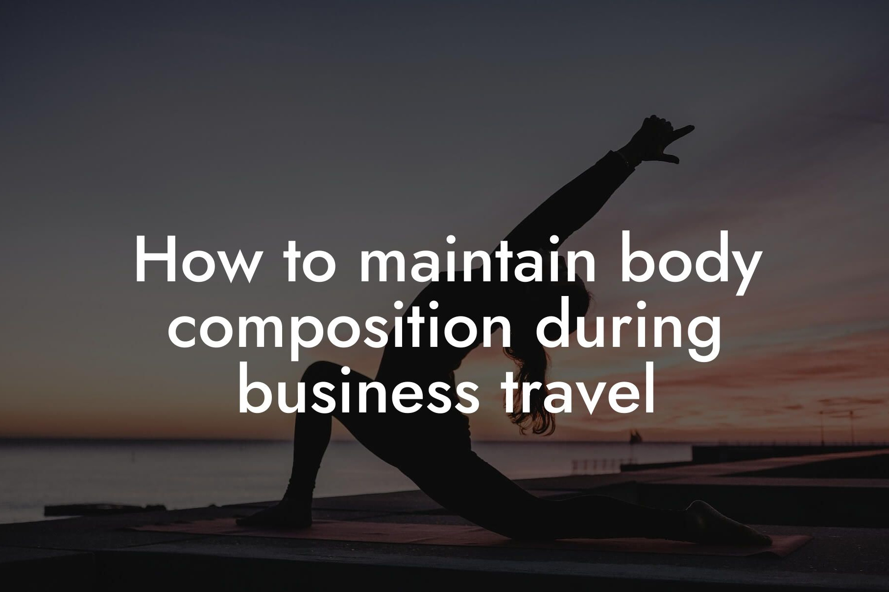 how to maintain body composition during business travel tano performance dexa scanners body composition testing