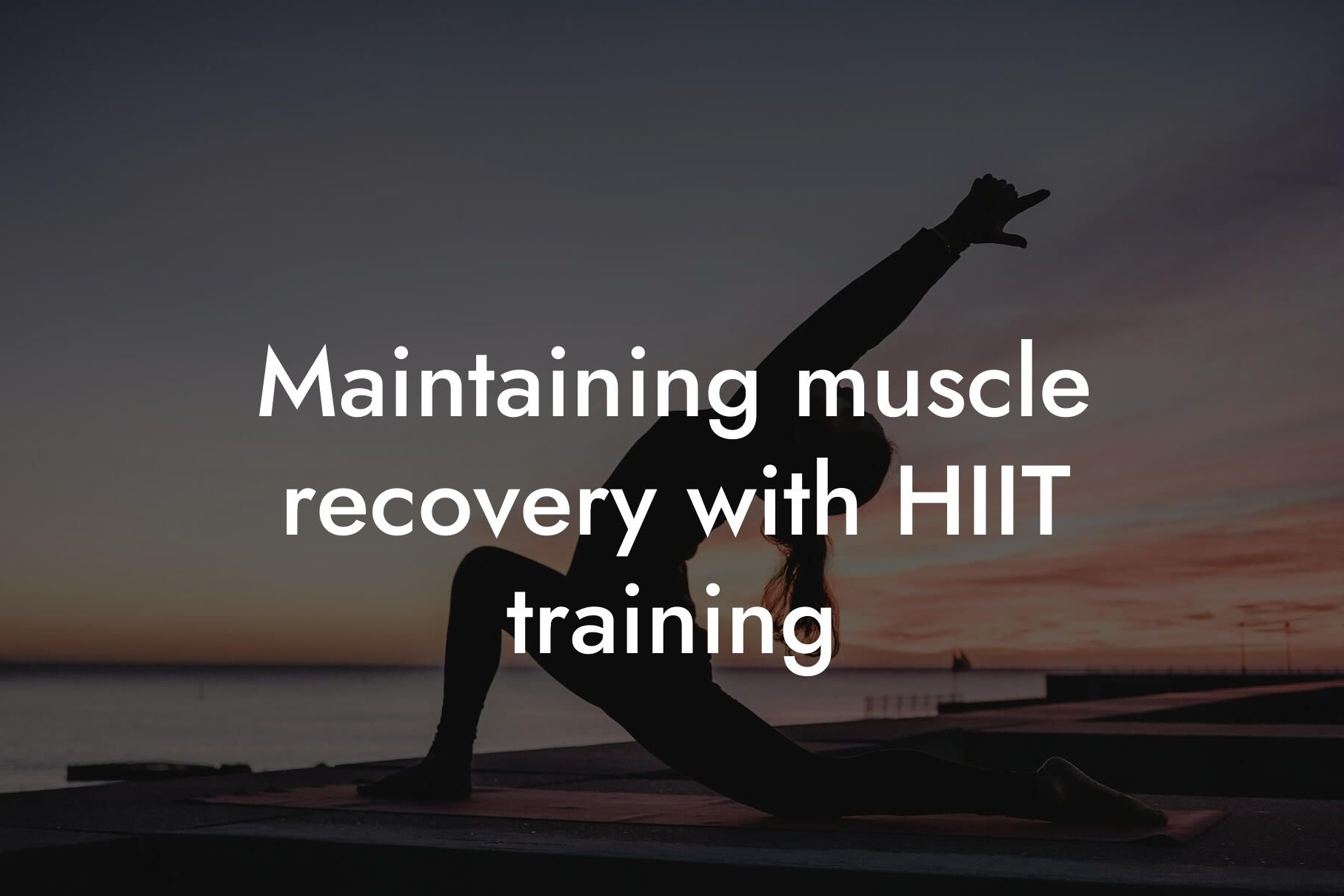 maintaining muscle recovery with hiit training tano performance dexa scanners body composition testing