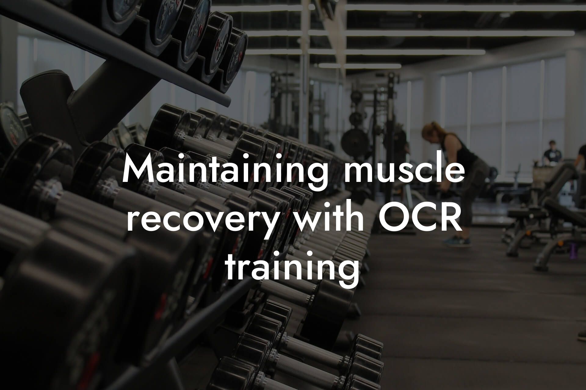 maintaining muscle recovery with ocr training tano performance dexa scanners body composition testing