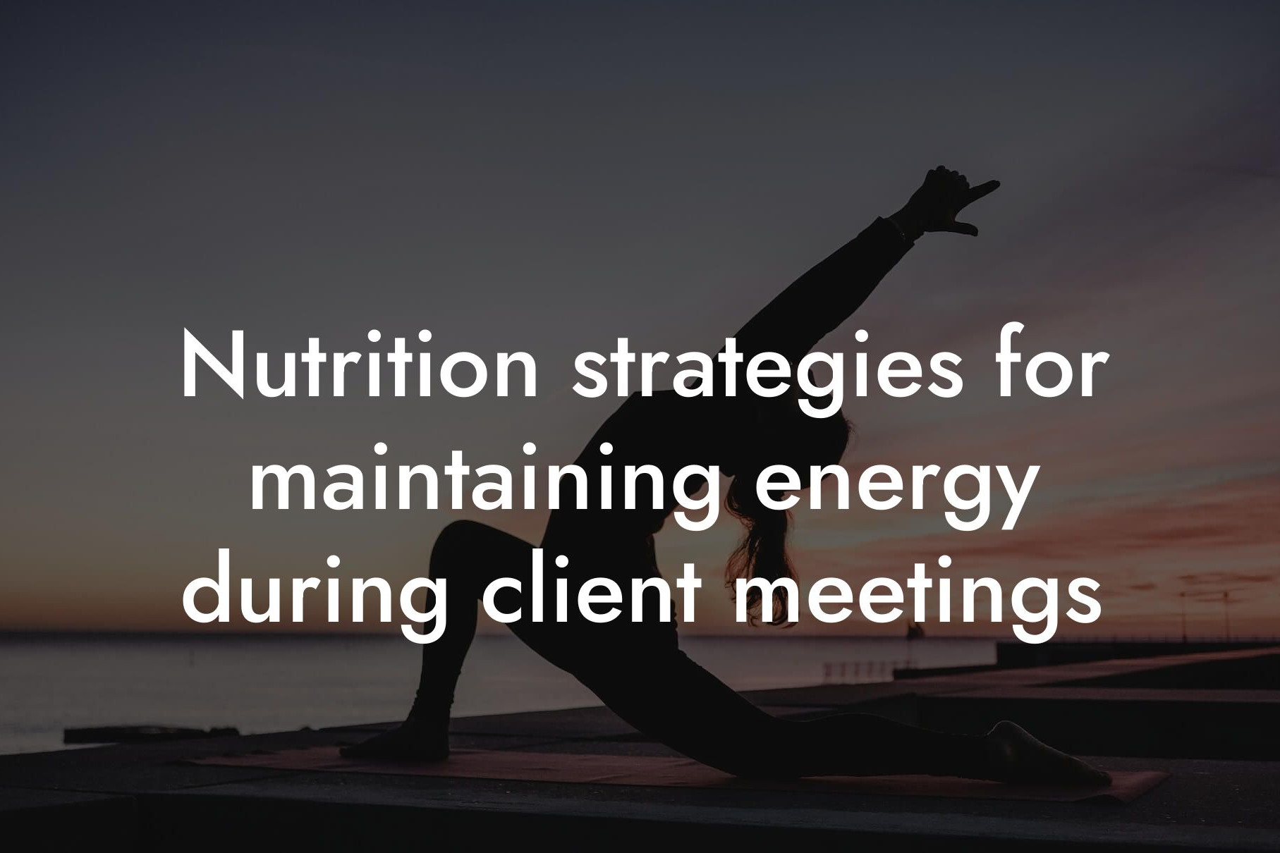 nutrition strategies for maintaining energy during client meetings tano performance dexa scanners body composition testing