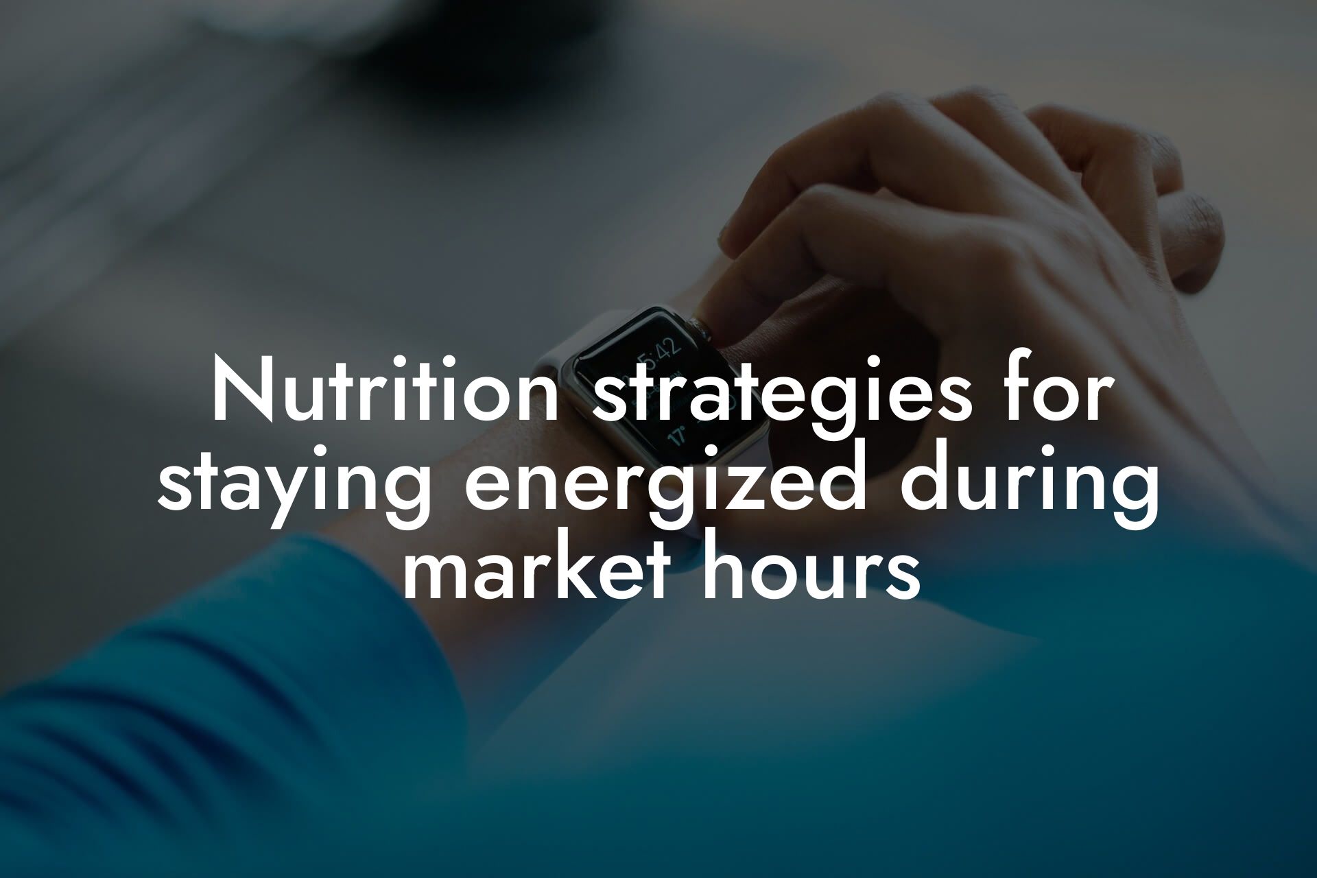 nutrition strategies for staying energized during market hours tano performance dexa scanners body composition testing