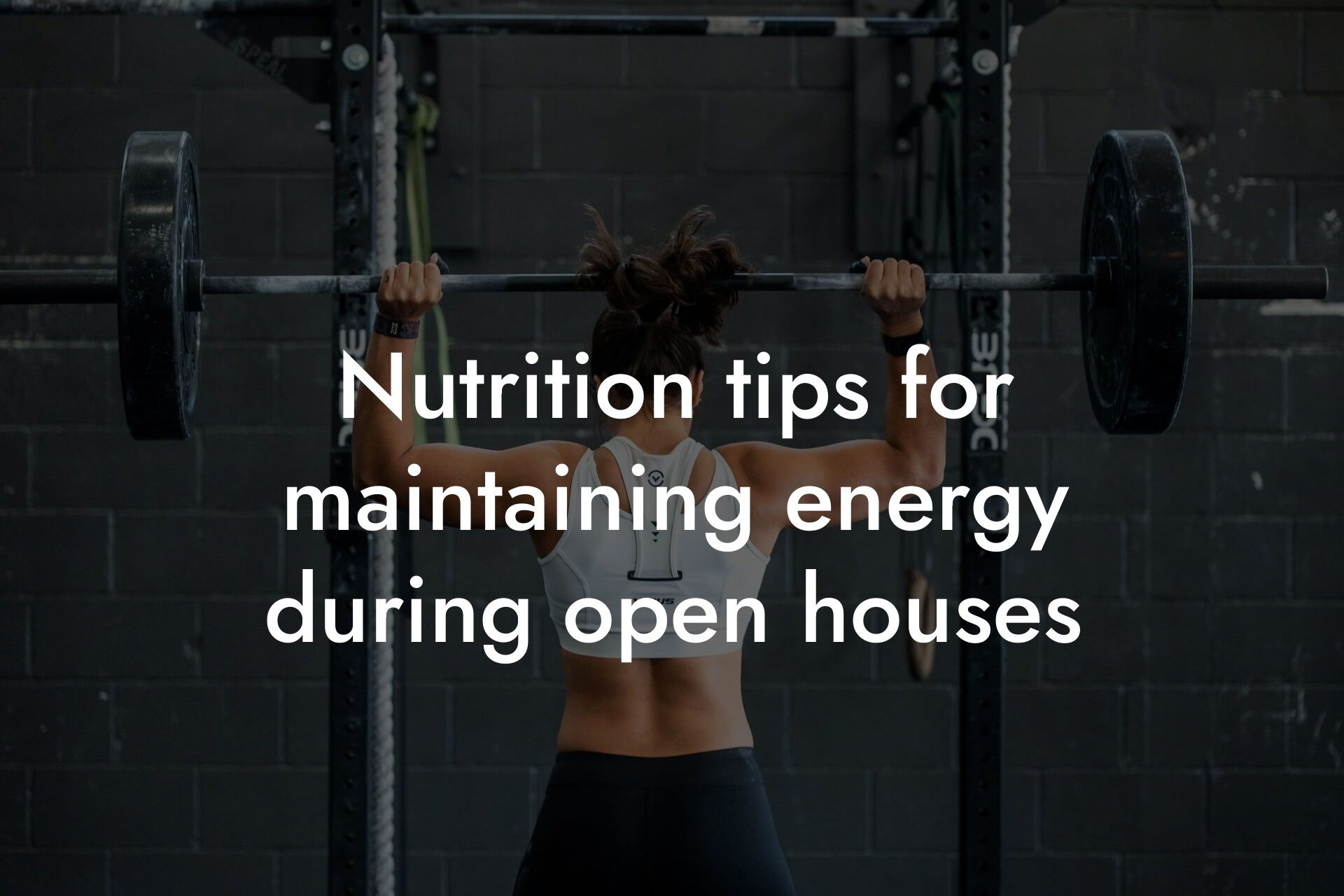 nutrition tips for maintaining energy during open houses tano performance dexa scanners body composition testing