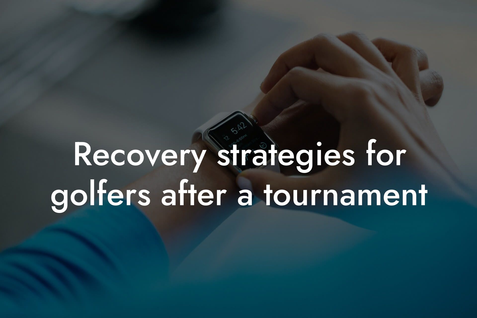 recovery strategies for golfers after a tournament tano performance dexa scanners body composition testing