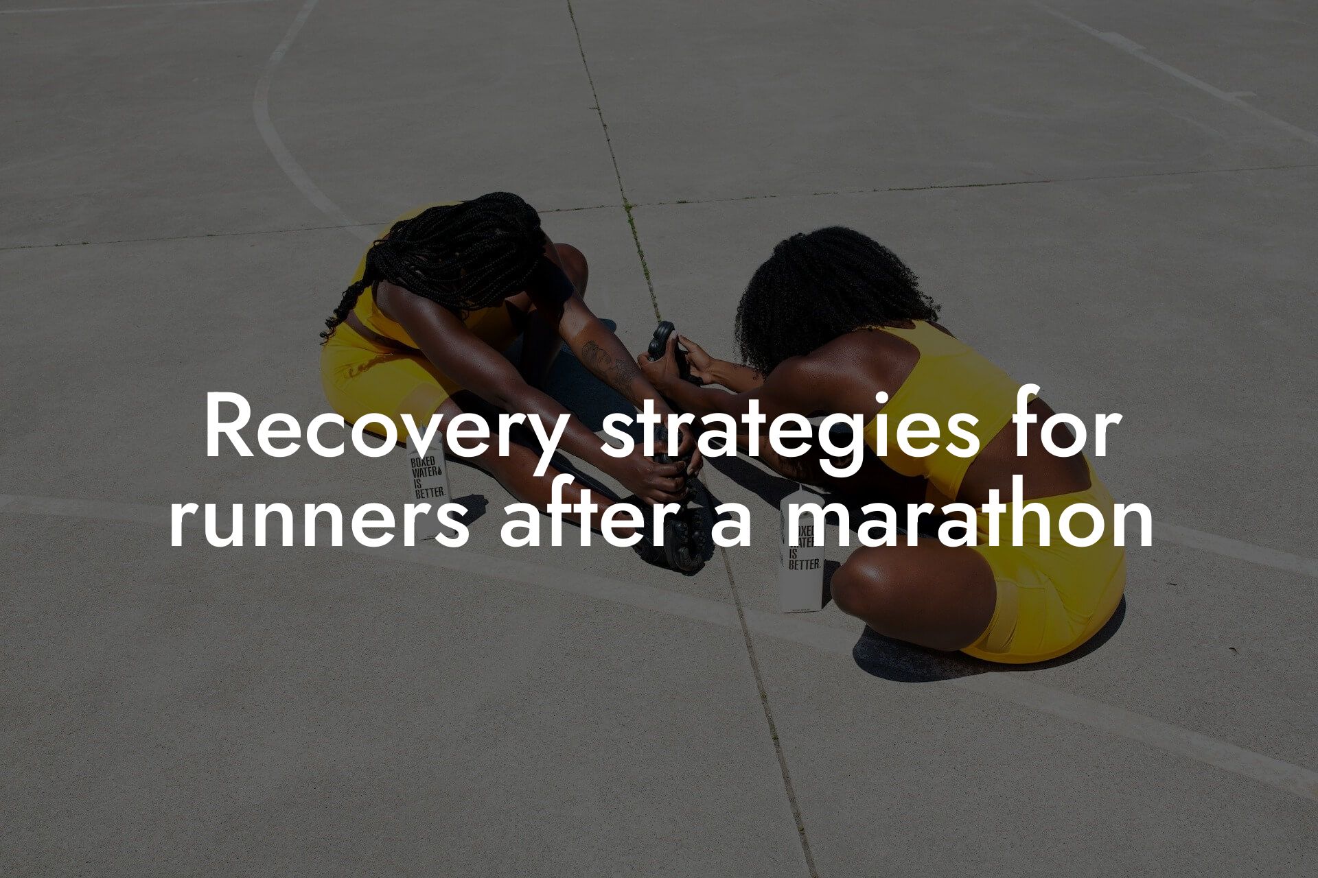 recovery strategies for runners after a marathon tano performance dexa scanners body composition testing