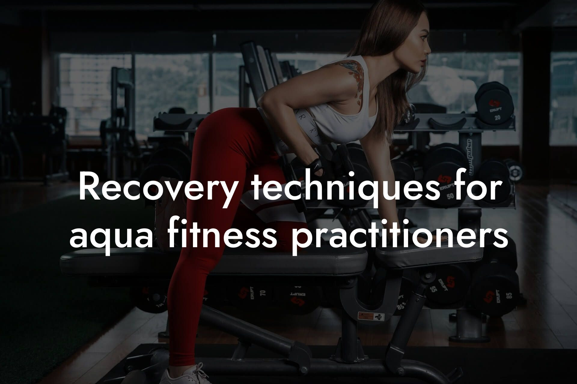 recovery techniques for aqua fitness practitioners tano performance dexa scanners body composition testing