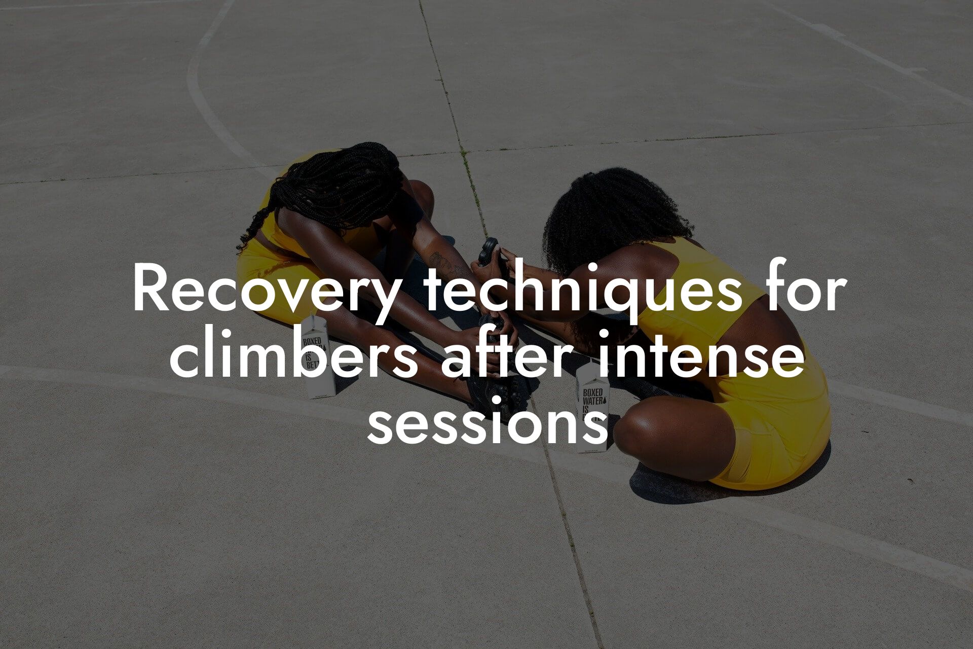 recovery techniques for climbers after intense sessions tano performance dexa scanners body composition testing