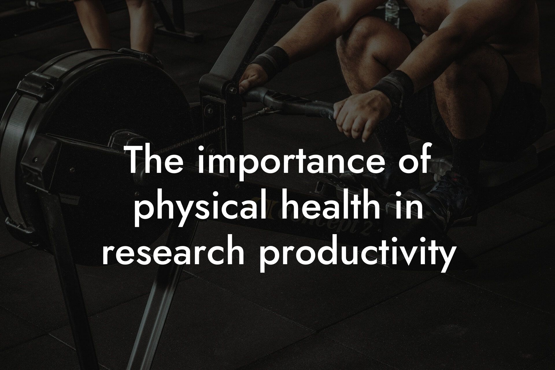 the importance of physical health in research productivity tano performance dexa scanners body composition testing